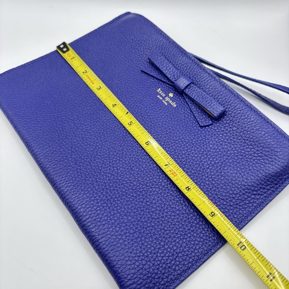 Kate Spade New York On Purpose Leather Wristlet‎ Blue - Picture 6 of 7